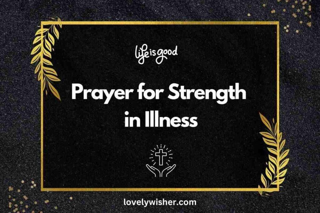 Prayer for Healing and Illness