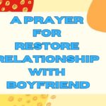 A Prayer for Restore Relationship